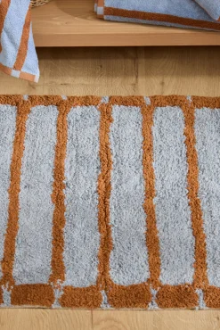 Calma House Alfombras Baño>Alfombra de baño a rayas es Saturno