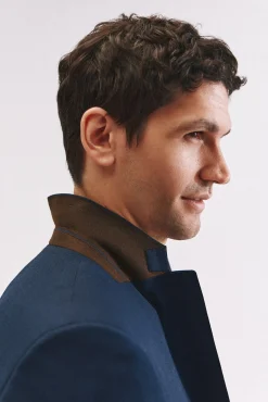 Hombre Cortefiel Pantalones De Vestir|Trajes>Americana azul slim fit