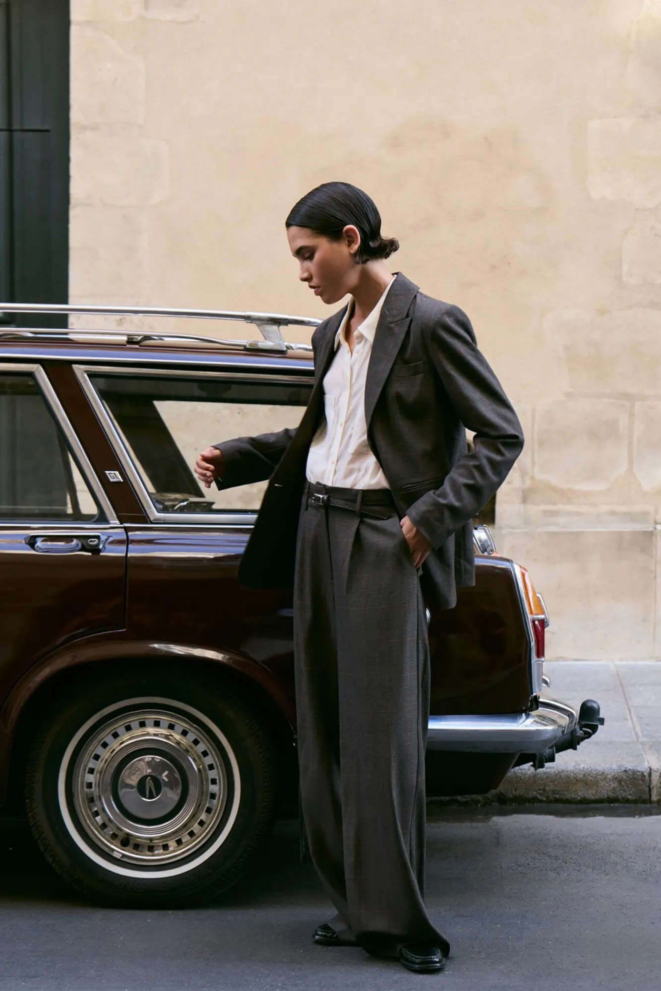 Mujer Vila Blazers>Americana blazer de cuadros