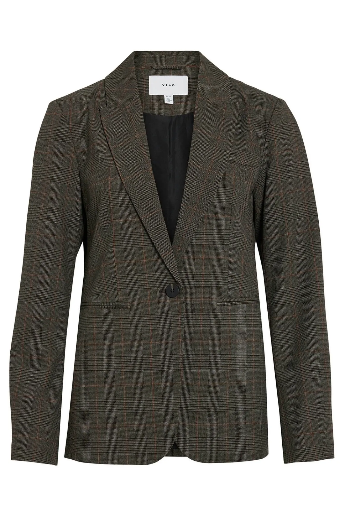 Mujer Vila Blazers>Americana blazer de cuadros