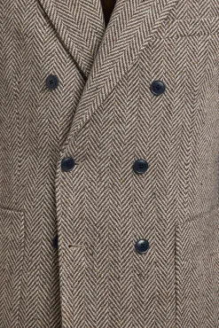 Hombre Selected Trajes|Americanas>Americana cruzada de lana