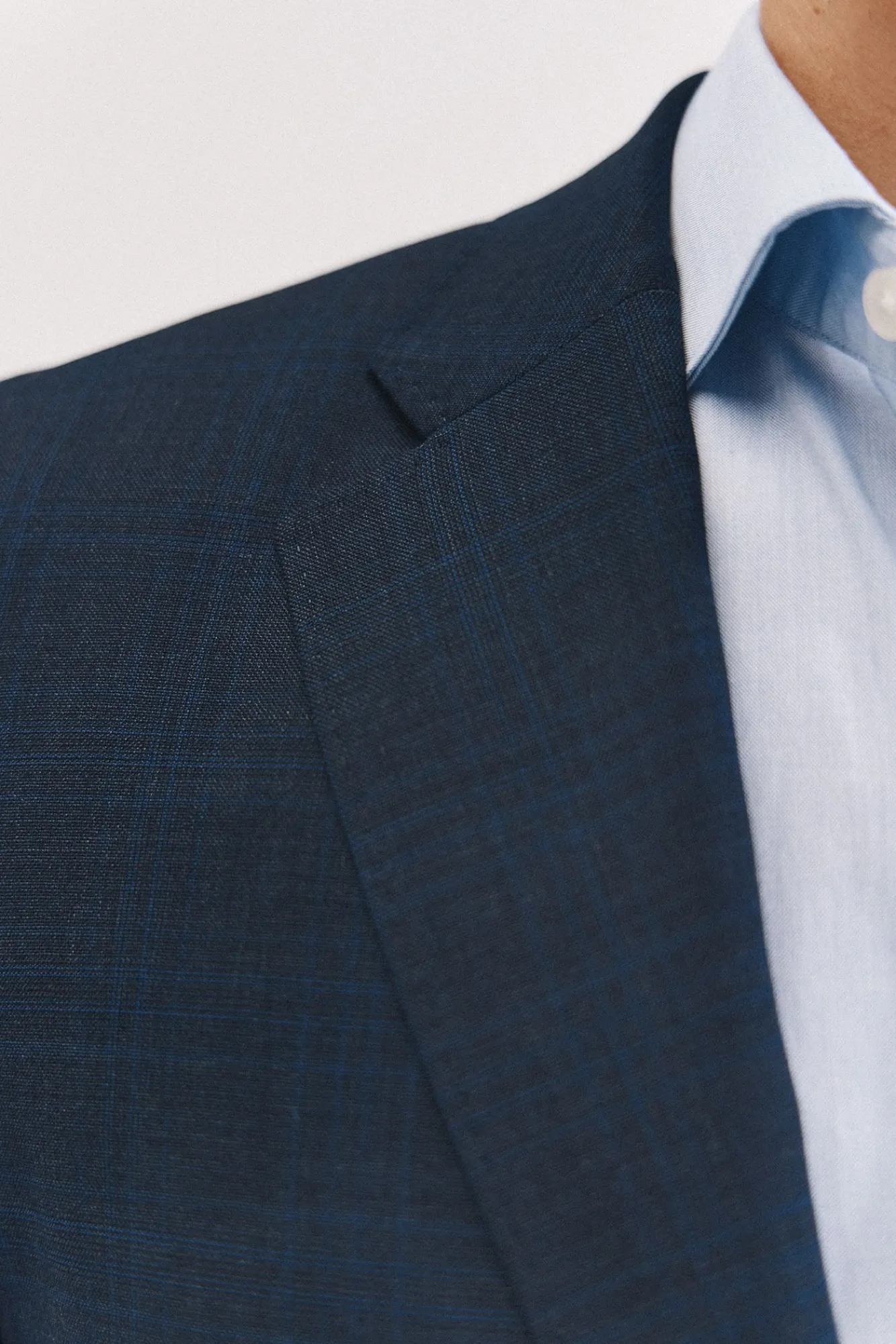 Hombre Cortefiel Trajes|Americanas>Americana cuadro azul slim fit