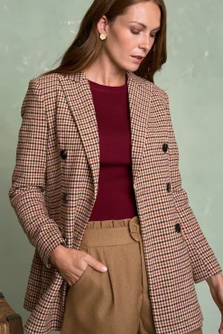Mujer Polín Et Moi Trajes|Blazers>Americana cuadros Hatty