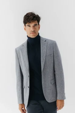Hombre elPulpo Trajes|Americanas>Americana espiga con lana