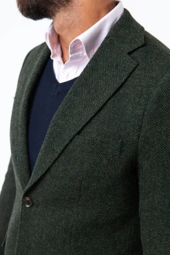 Hombre Williot Trajes|Americanas>Americana Espiga Lana