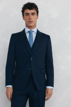 Hombre Pedro del Hierro Americanas|Americanas>Americana estructura blue back tailored fit