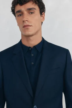 Hombre Pedro del Hierro Trajes|Americanas>Americana ojo de perdiz bi-stretch slim fit