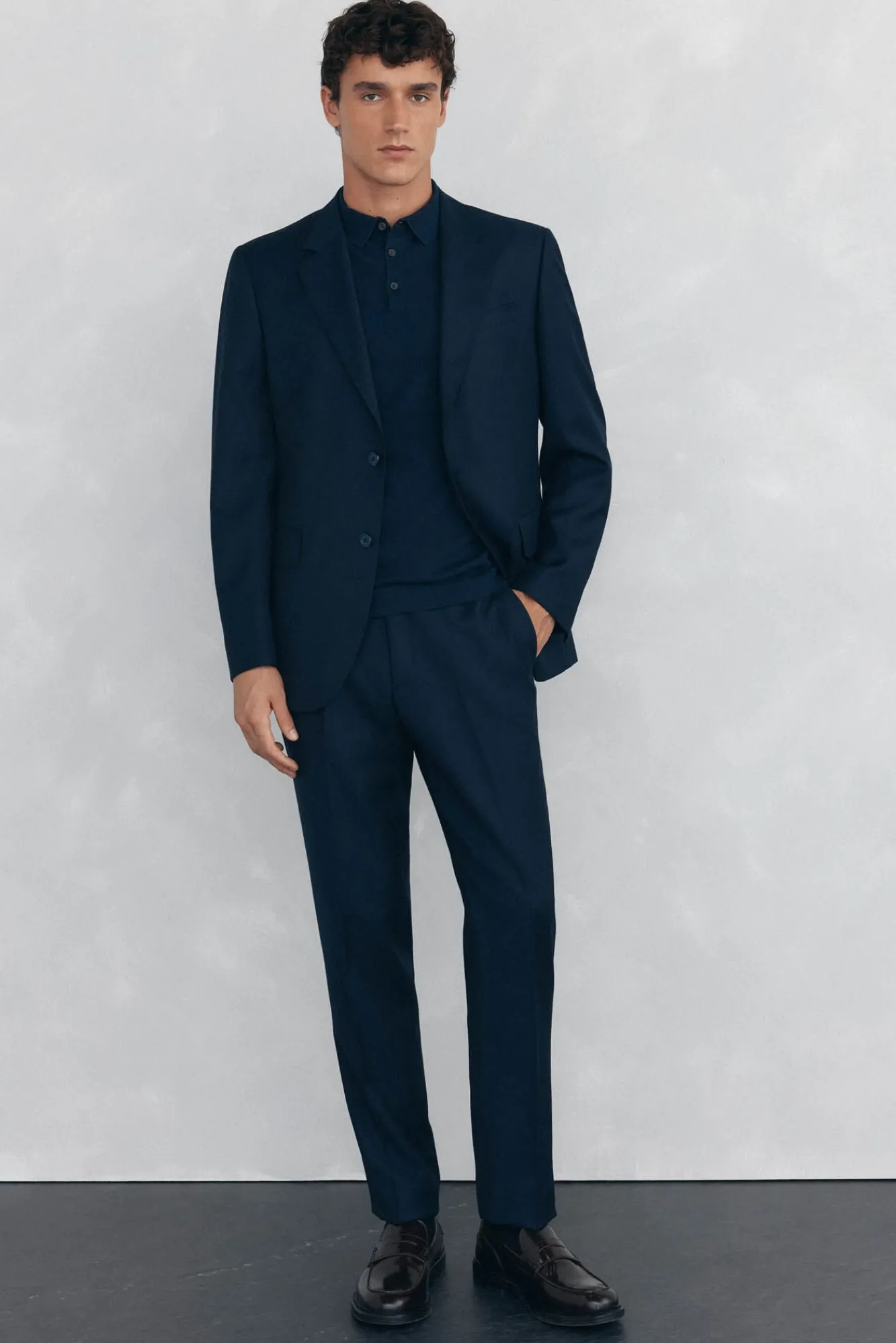 Hombre Pedro del Hierro Trajes|Americanas>Americana ojo de perdiz bi-stretch slim fit