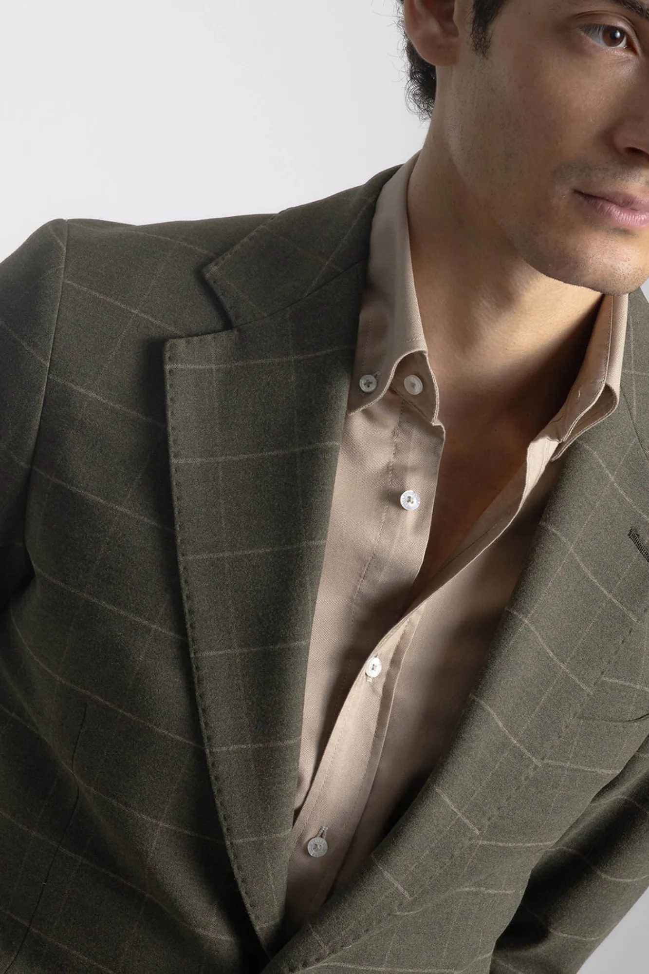 Hombre PuroEGO Americanas|Americanas>Americana slim cuadro ventana