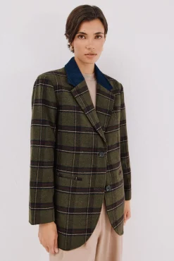 Mujer Cortefiel Blazers>Americana tejido de paño