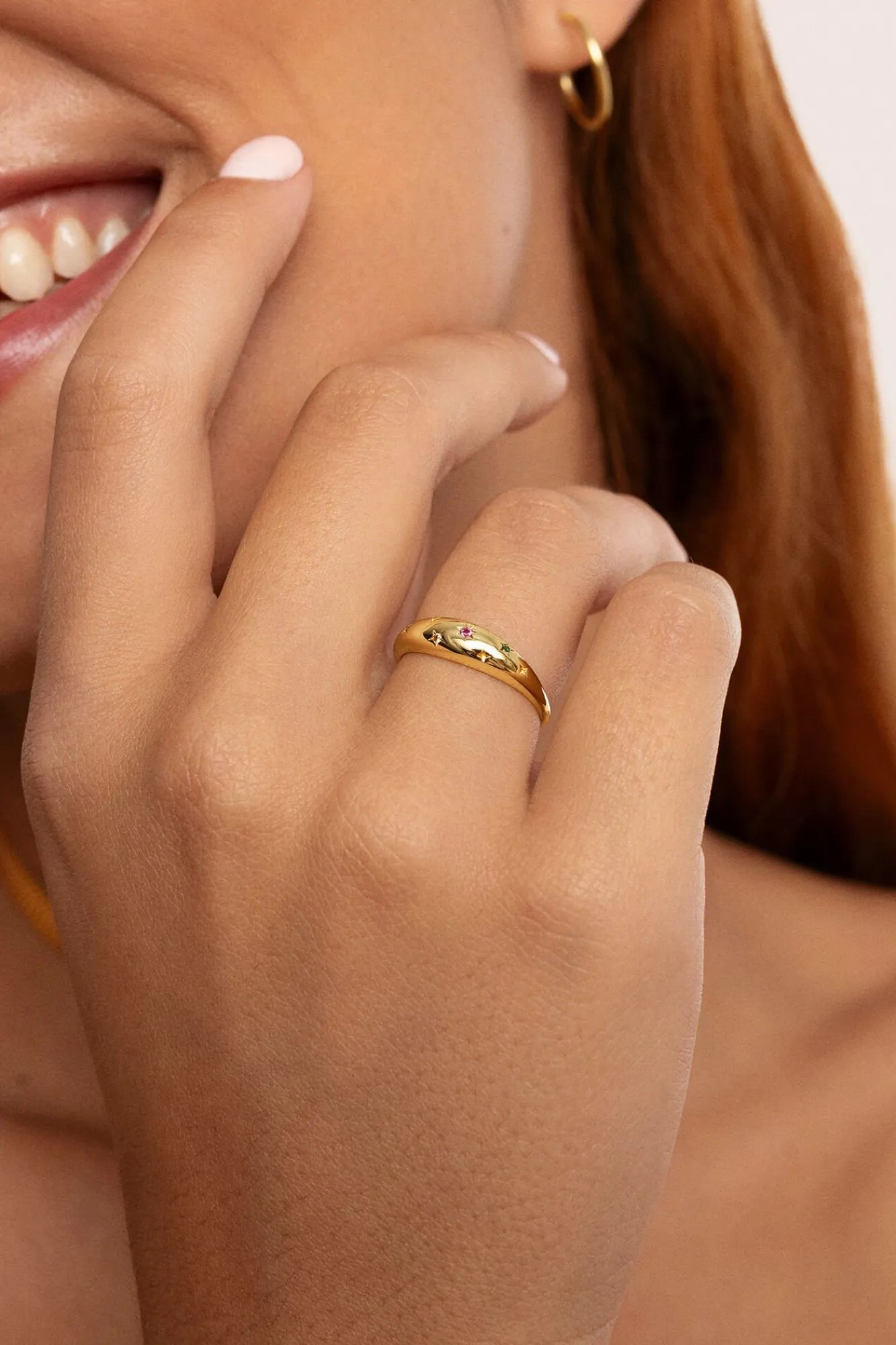 Mujer Singularu Joyería Y Bisutería>Anillo Spark Color Baño Oro 16