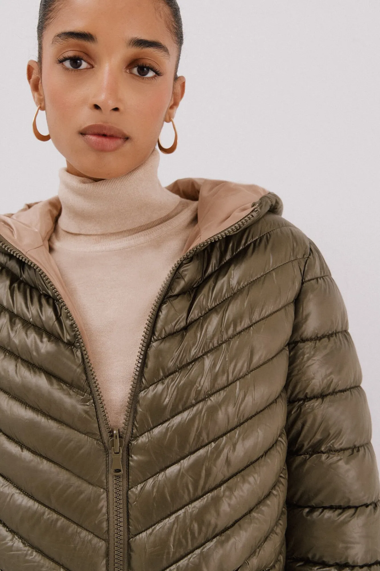 Mujer Cortefiel Plumíferos Y Acolchados|Abrigos>Anorak reversible thermolite®