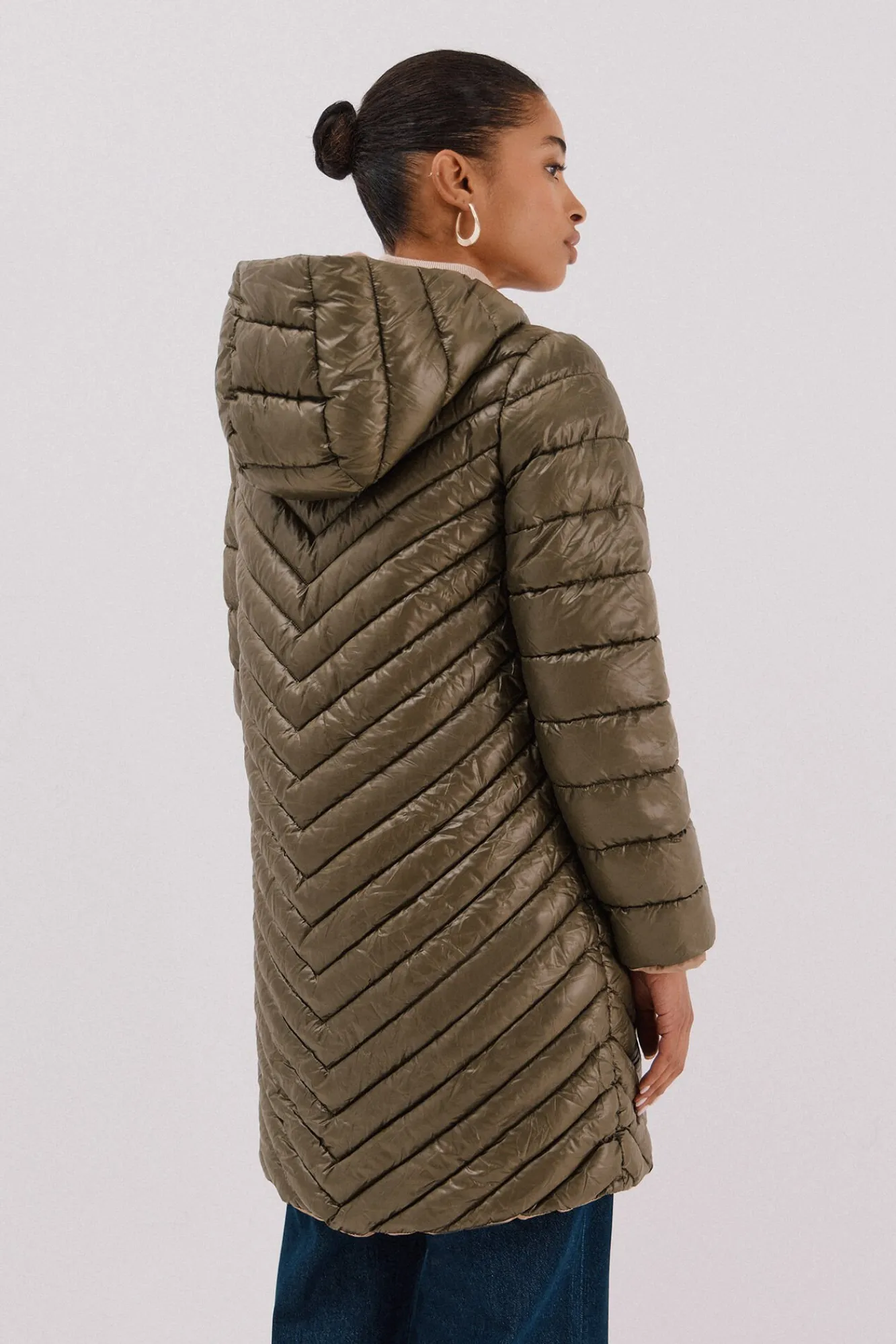 Mujer Cortefiel Plumíferos Y Acolchados|Abrigos>Anorak reversible thermolite®