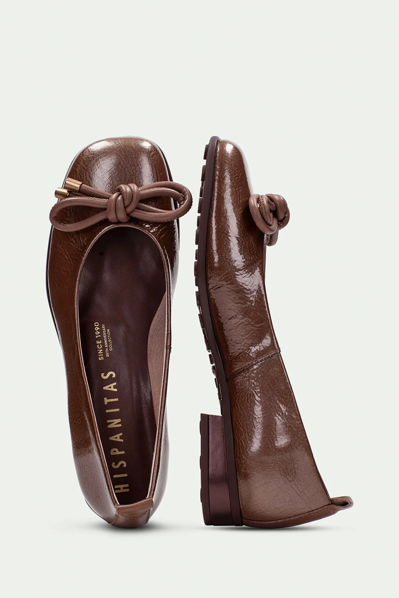 Mujer Hispanitas Bailarinas|Calzado Piel>Bailarina punta cuadrada y adorno GENOVA