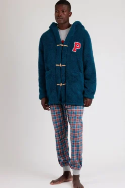 Hombre Admas Pijamas>Bata corta borrego Paddington para hombre