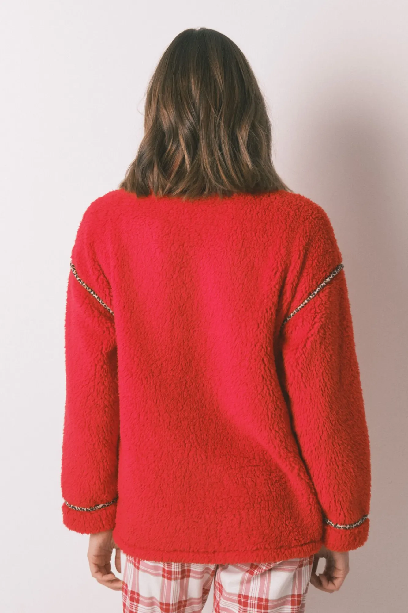 Mujer Women'secret Batas>Bata corta borreguito bordado Snoopy