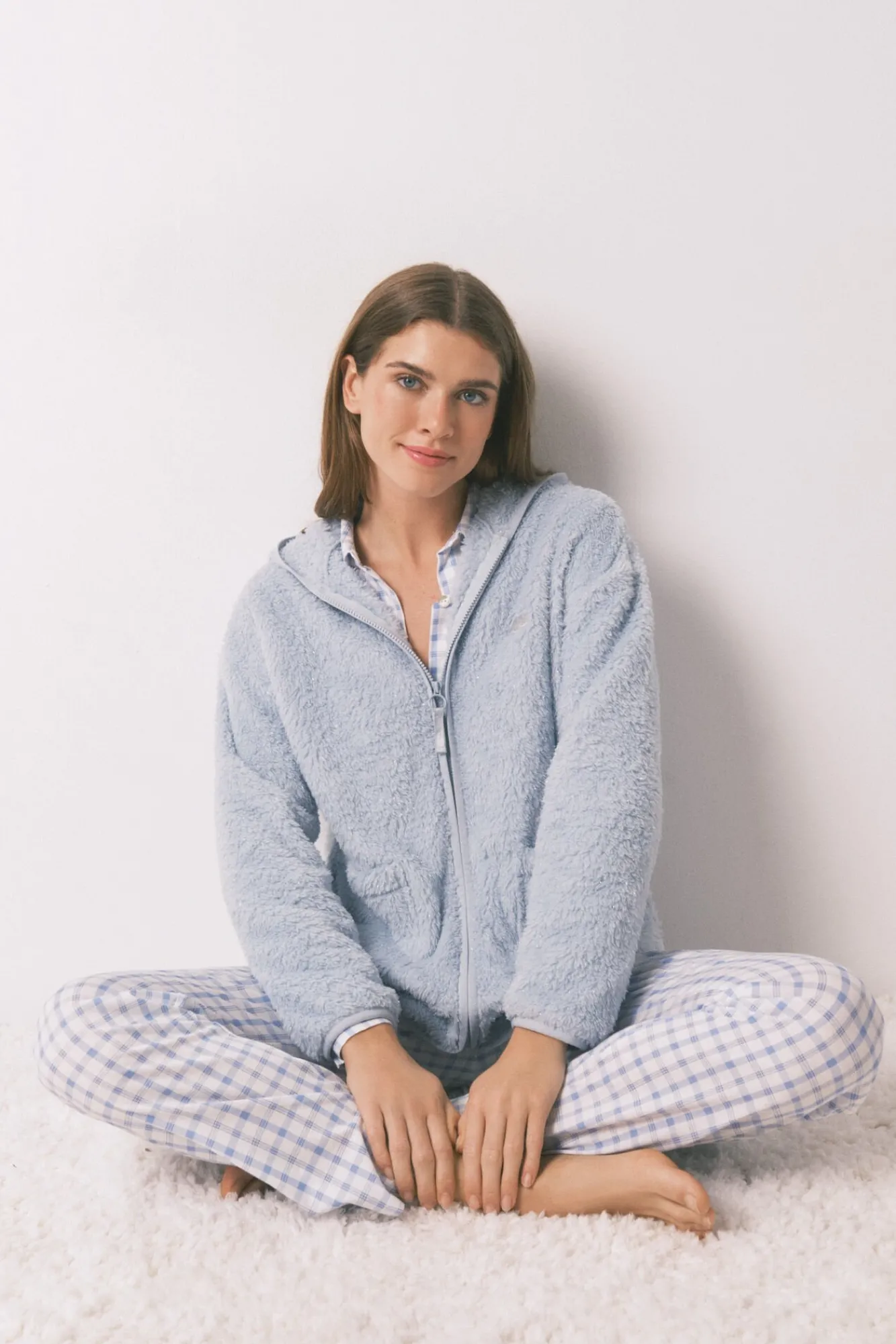 Mujer Women'secret Batas>Bata corta tejido pelo lurex