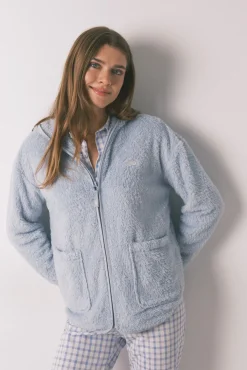 Mujer Women'secret Batas>Bata corta tejido pelo lurex