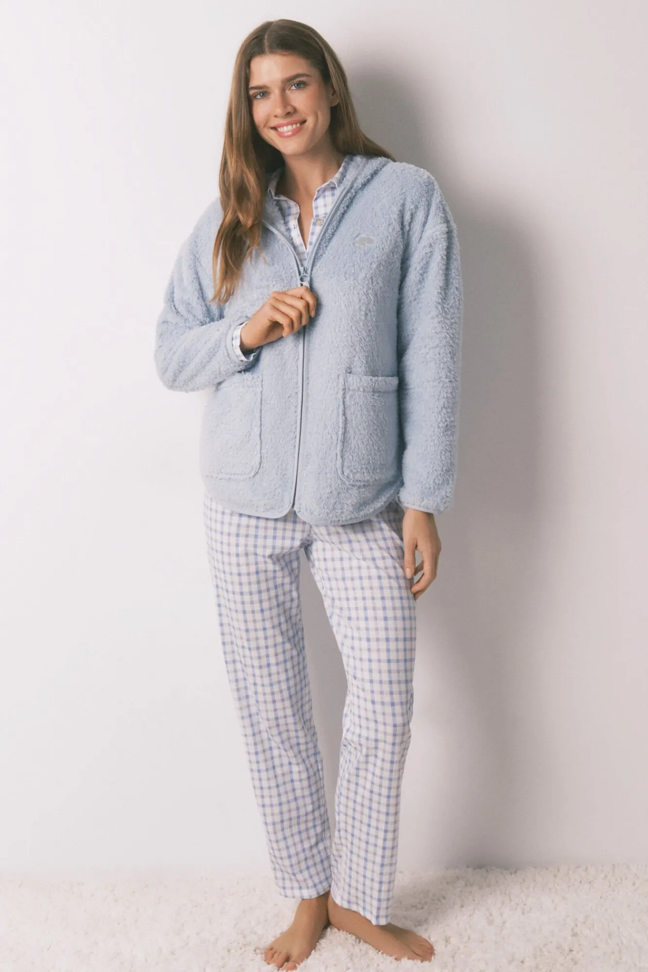 Mujer Women'secret Batas>Bata corta tejido pelo lurex