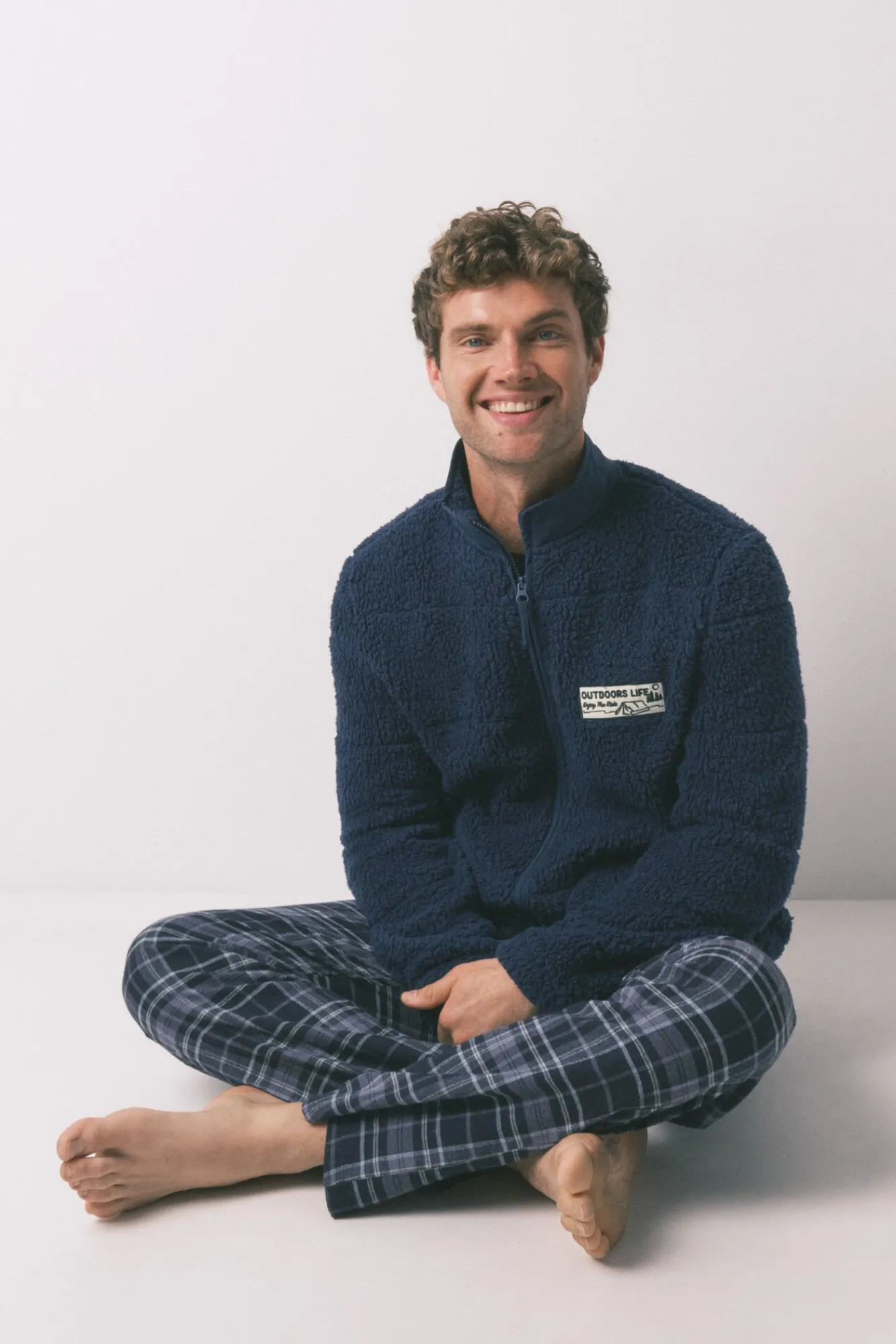 Hombre Women'secret Pijamas>Bata media borreguito