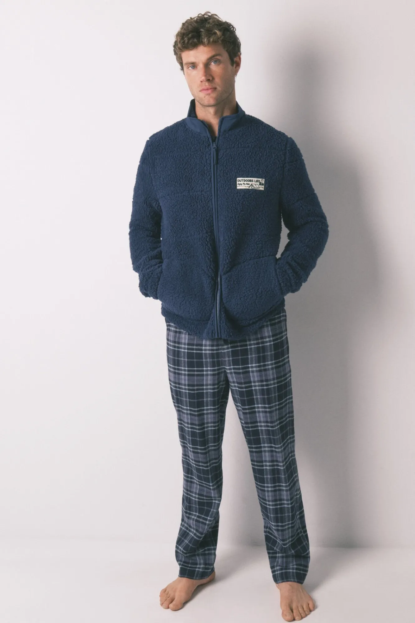 Hombre Women'secret Pijamas>Bata media borreguito