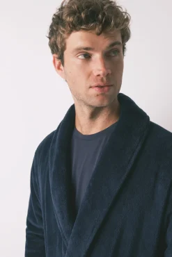 Hombre Women'secret Pijamas>Bata midi hombre polar