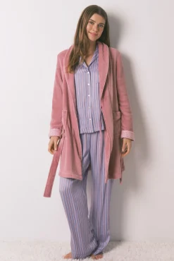 Mujer Women'secret Batas>Bata midi polar