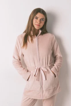 Mujer Women'secret Batas>Bata midi tejido polar