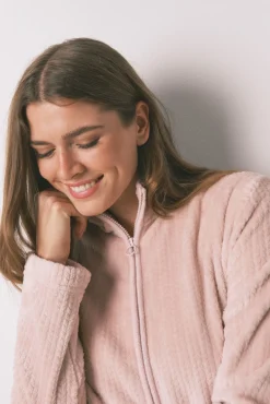 Mujer Women'secret Batas>Bata midi tejido polar