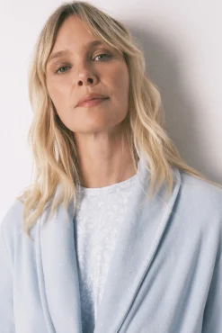 Mujer Women'secret Batas>Bata midi terciopelo brillos