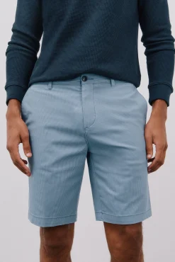 Hombre Cortefiel Pantalones|Chinos>Bermuda chino estampada