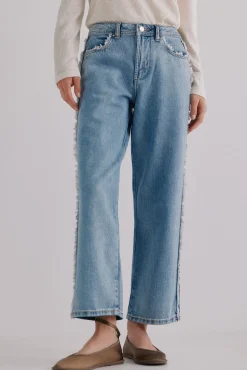 Mujer Hoss Intropia Vaqueros>Berta. Vaqueros deshilachados