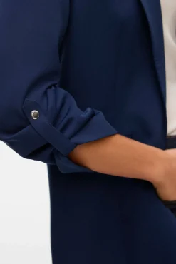 Mujer Vero Moda Blazers>Blazer abierta con manga remangada