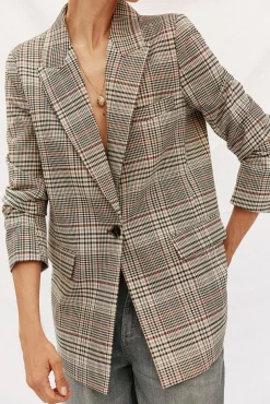 Mujer Cortefiel Blazers>Blazer cuadros