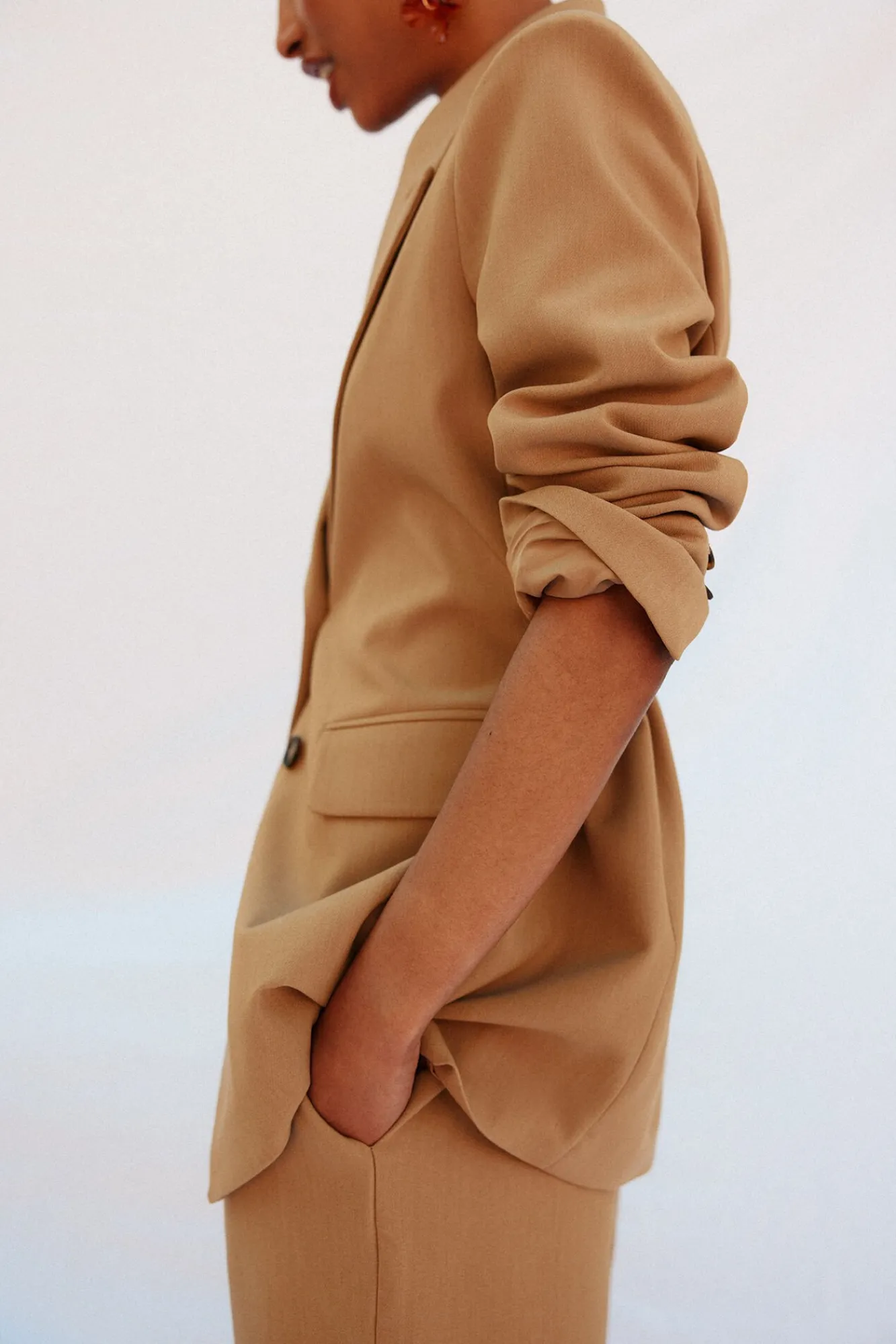 Mujer Cortefiel Trajes|Blazers>Blazer de cuello solapa