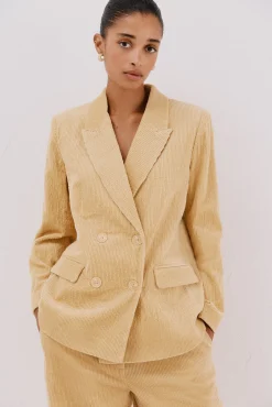 Mujer Cortefiel Trajes|Blazers>Blazer de mujer cruzada de pana