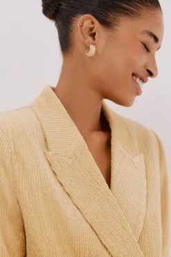 Mujer Cortefiel Trajes|Blazers>Blazer de mujer cruzada de pana