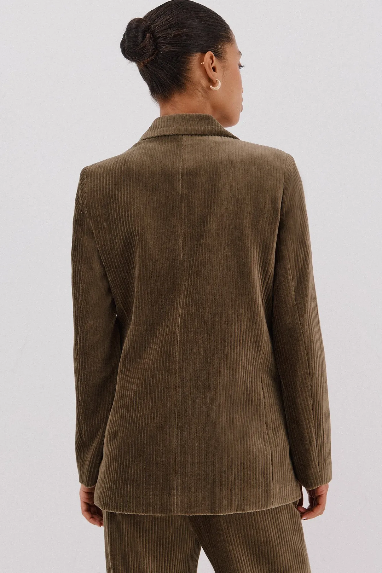 Mujer Cortefiel Trajes|Blazers>Blazer de mujer cruzada de pana