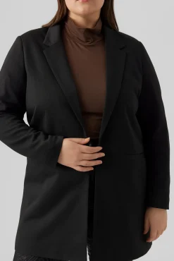 Mujer Vero Moda Curve Blazers>Blazer manga larga con bolsillos talla grande
