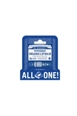 Dr. Bronner's Cosmética Natural|Cosmética Facial>Bálsamo labial orgánico "Menta"