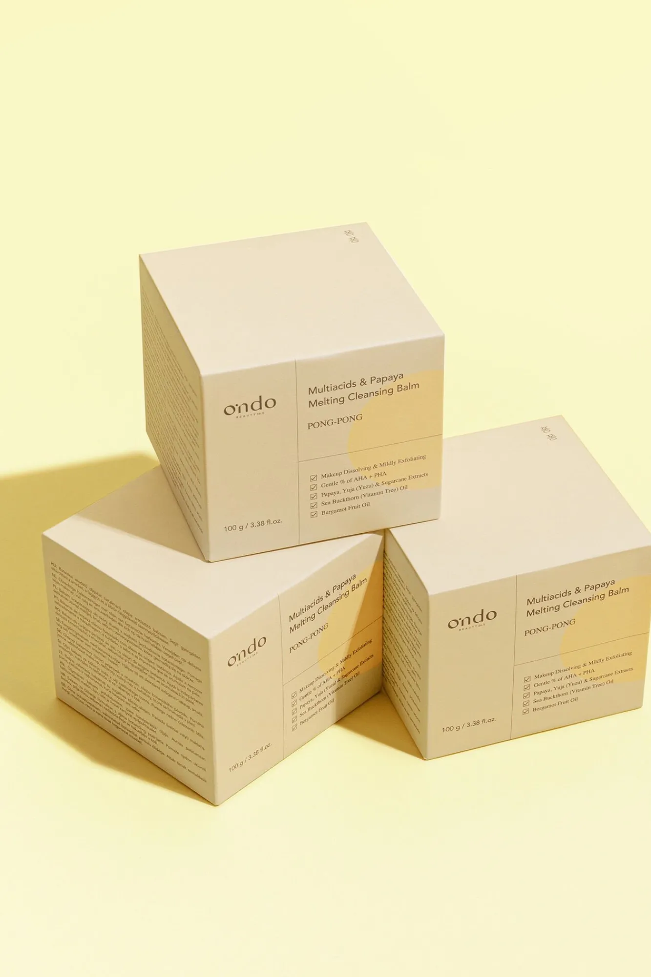 Ondo beauty 36.5 Cosmética Facial>Bálsamo limpiador multiácidos y papaya