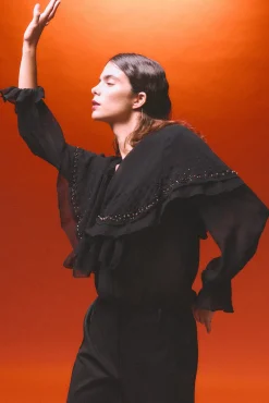 Mujer Pedro del Hierro Blusas>Blusa bordada capa