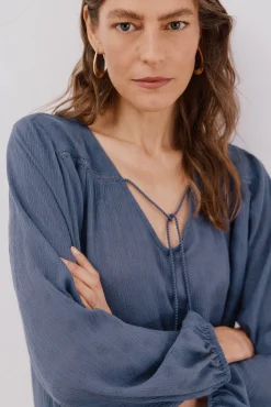 Mujer Cortefiel Blusas>Blusa borlas