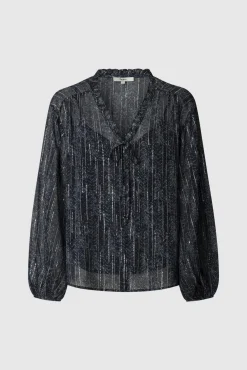 Mujer Pepe Jeans Blusas>Blusa Con Detalles Metalizados