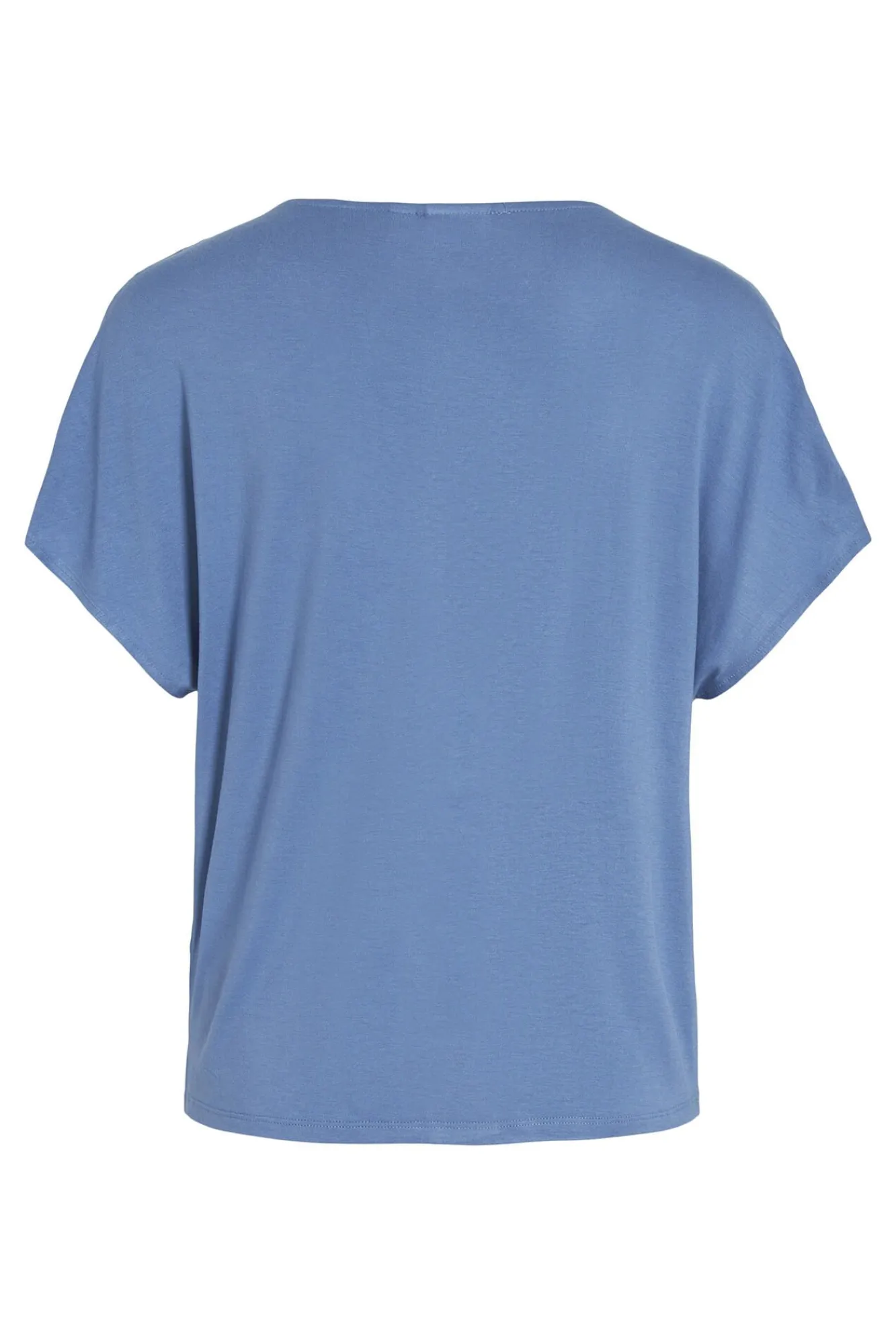 Mujer Vila Blusas>Blusa de manga corta satinada