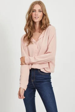 Mujer Vila Blusas>Blusa de manga larga