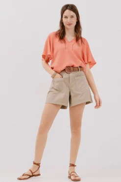 Mujer Cortefiel Blusas>Blusa encaje volantes