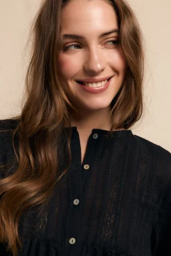 Mujer Slowlove Blusas>Blusa encajes