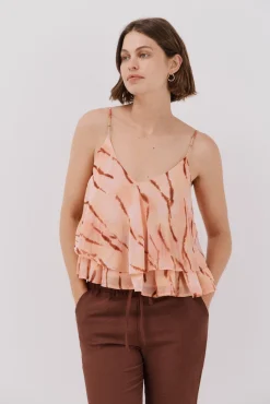 Mujer Cortefiel Blusas>Blusa estampada fluida