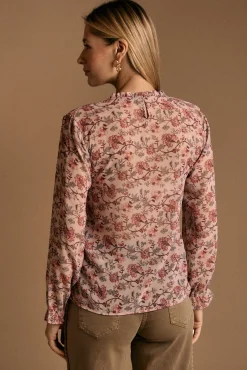 Mujer Polín Et Moi Blusas>Blusa estampado flores Brisa